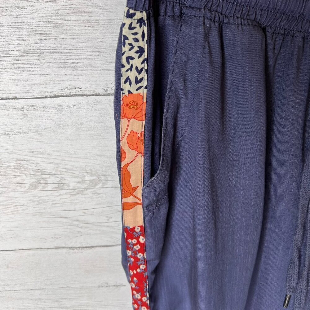 Knox Rose Pants Womens Size Small Periwinkle Elastic Waist Cargo Colorful Jogger - Picture 12 of 16